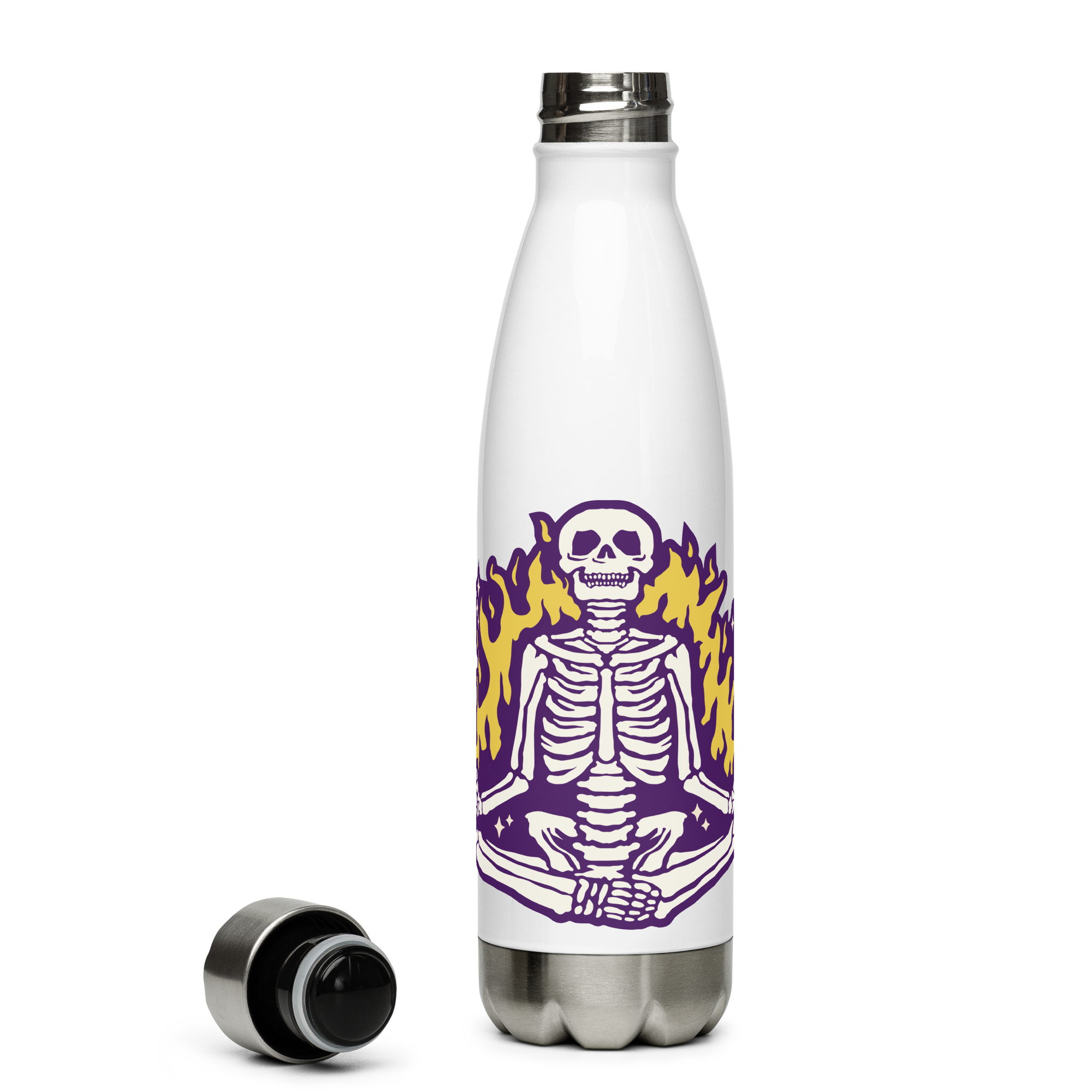 Gourde yoga squelette - Acier inoxydable 500 ml-YOFE YOGA
