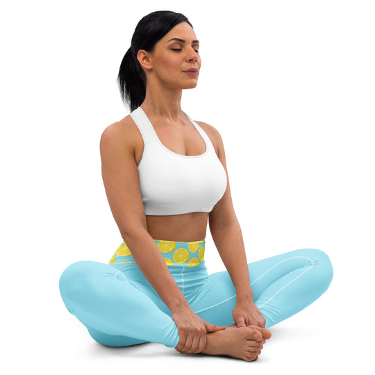 Legging de yoga - citron givré