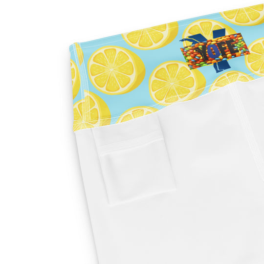 Legging de yoga - citron givré