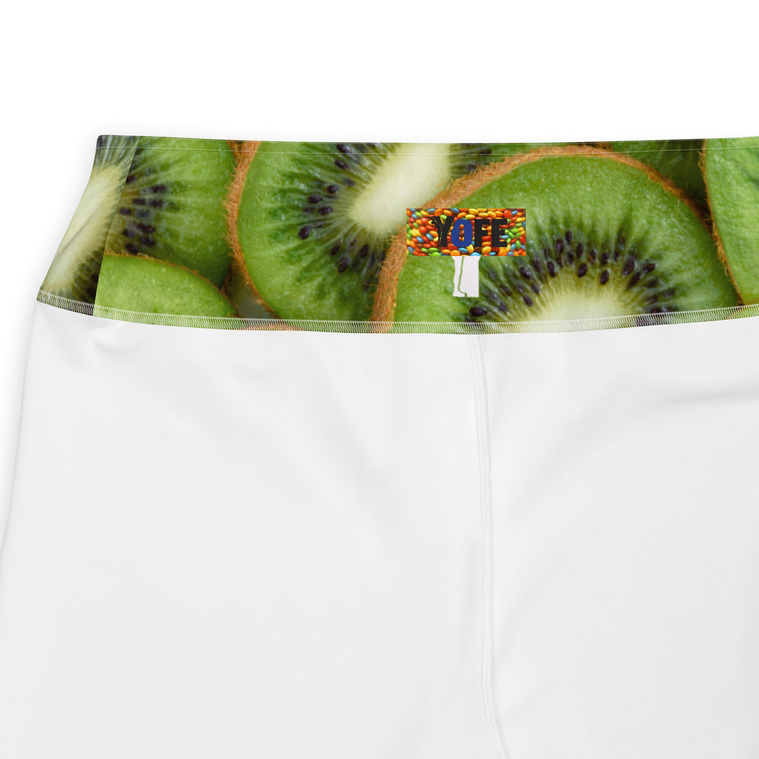 Legging yoga grande taille - Kiwi splash
