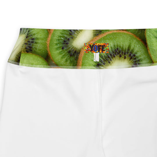 Legging yoga grande taille - Kiwi splash