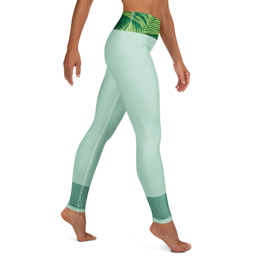 Legging yoga verdoyant