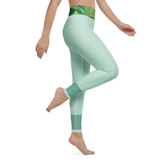 Legging yoga verdoyant