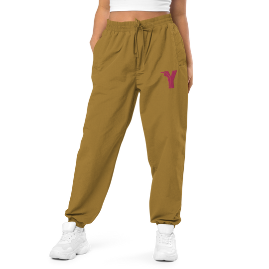 Pantalon de survêtement recyclé - logo Y brodé Rose