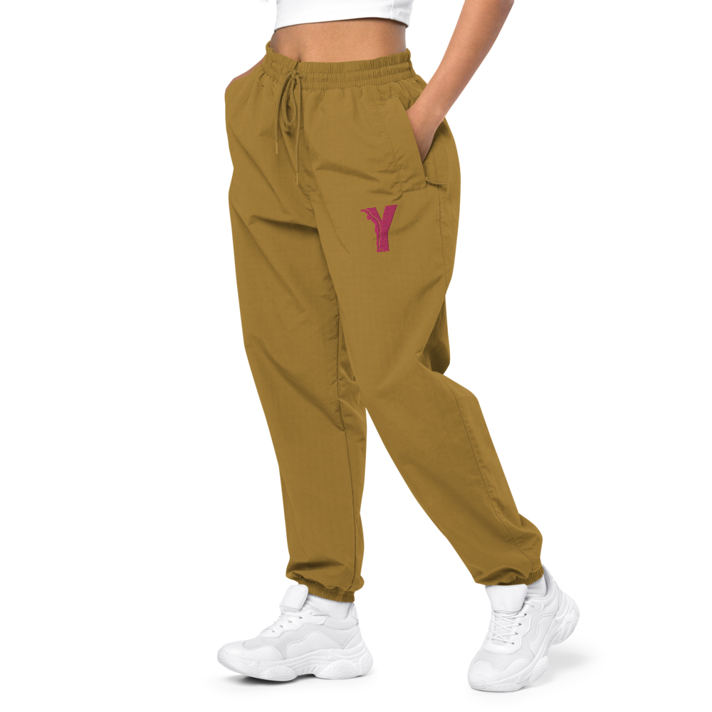Pantalon de survêtement recyclé - logo Y brodé Rose