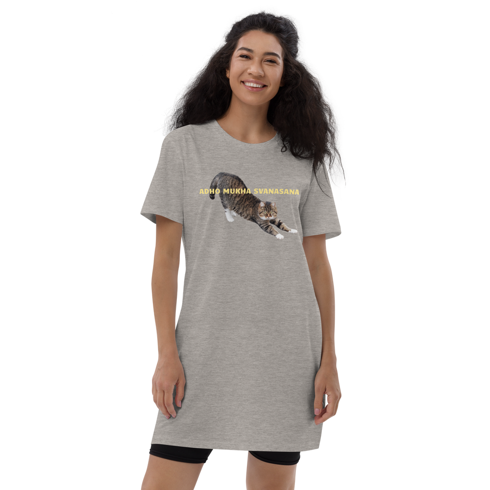 Robe T-shirt - adho mukha svanasana - le chat-YOFE YOGA