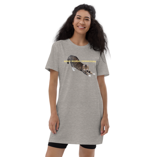 Robe T-shirt - adho mukha svanasana - le chat-YOFE YOGA