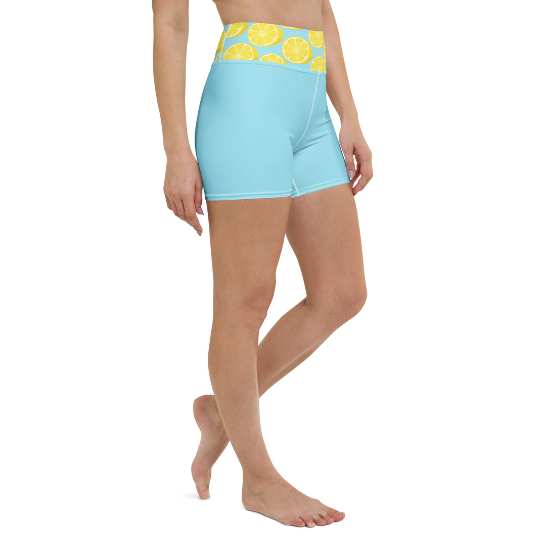 Short de yoga femme - citron givré