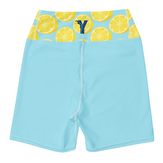 Short de yoga femme - citron givré