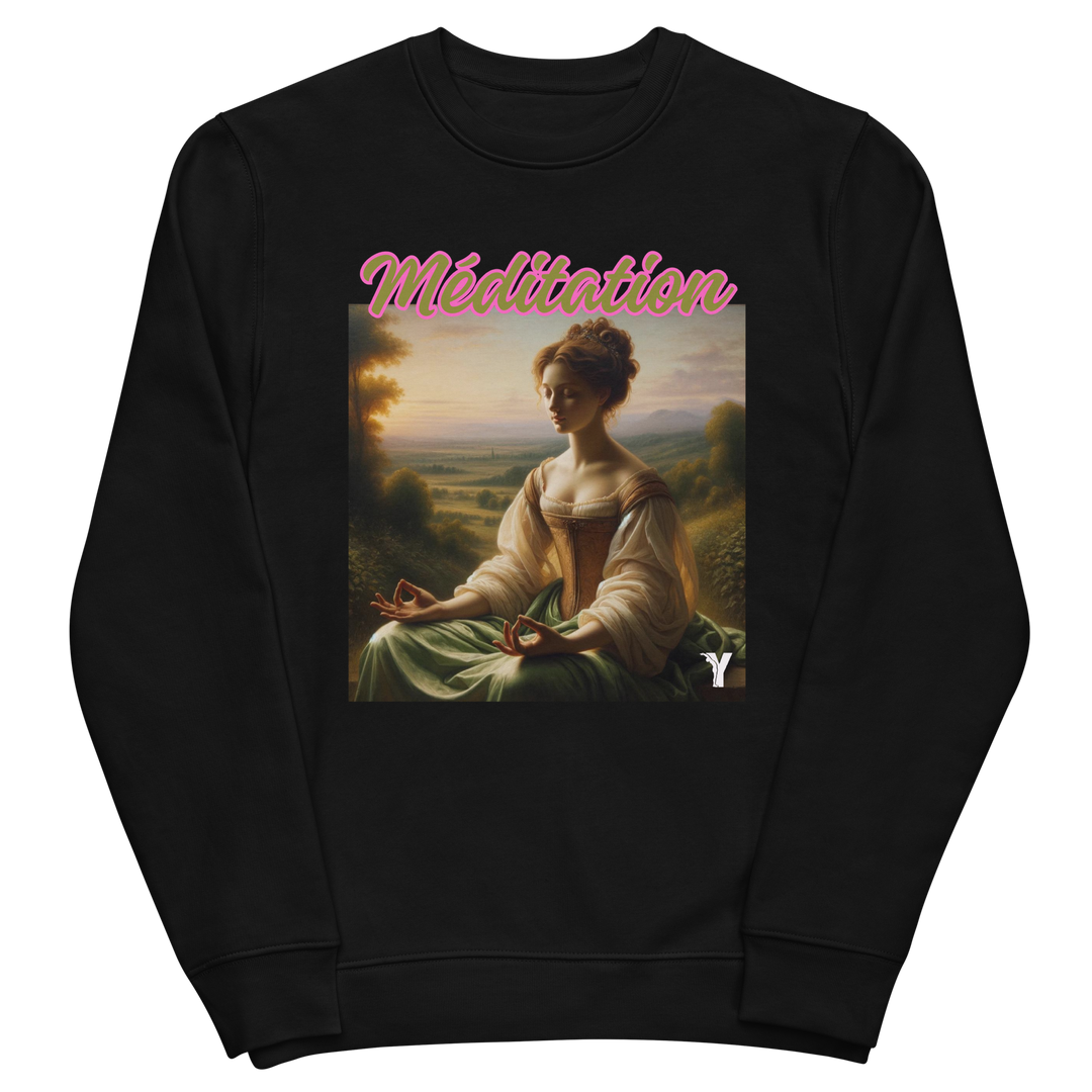 Sweatshirt éco-responsable méditation