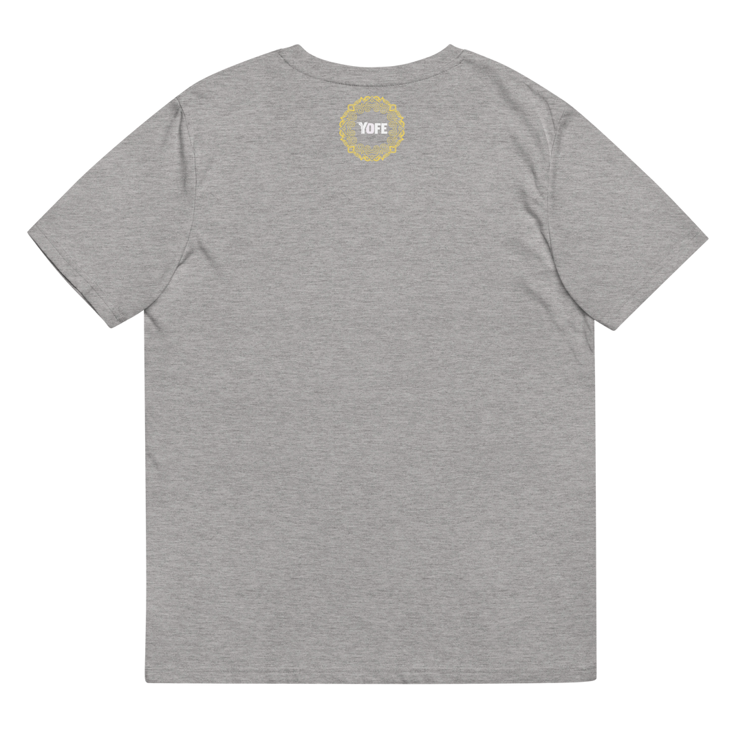 T-shirt en coton biologique - Y brodé blanc-YOFE YOGA