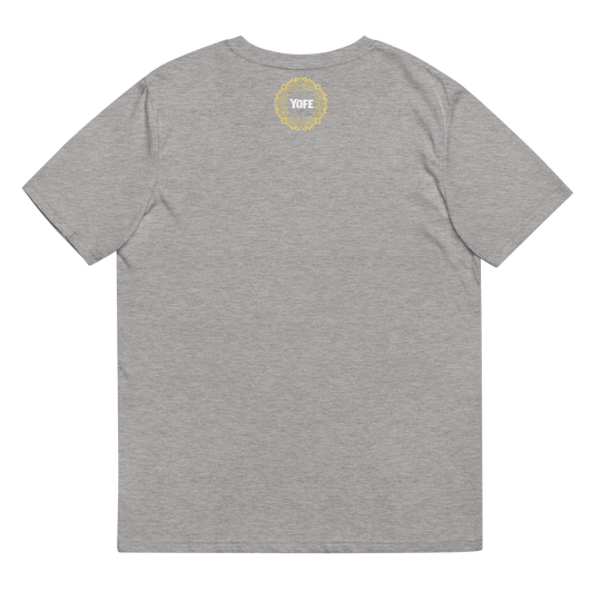 T-shirt en coton biologique - Y brodé blanc-YOFE YOGA