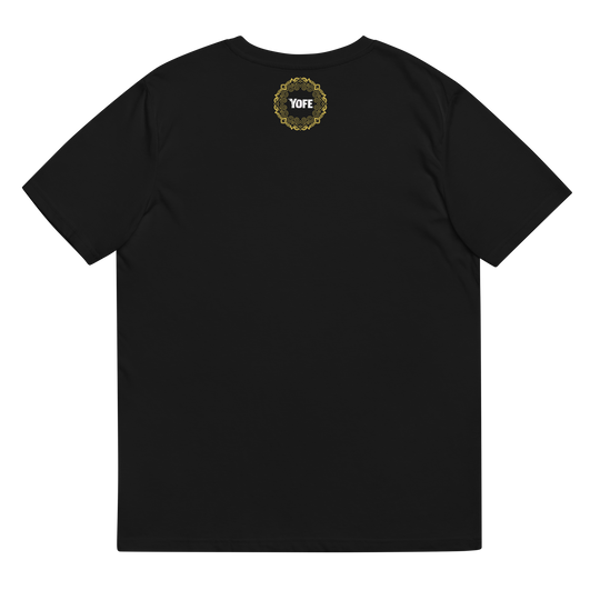 T-shirt en coton biologique - Y brodé blanc-YOFE YOGA