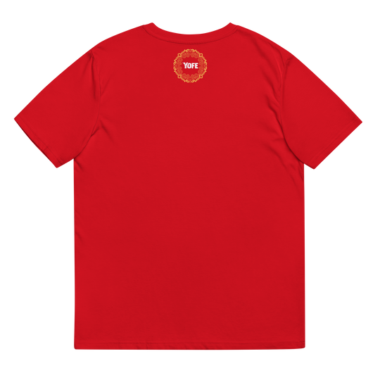 T-shirt en coton biologique - Y brodé blanc-YOFE YOGA