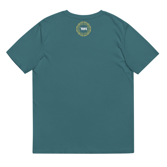 T-shirt en coton biologique - Y brodé blanc-YOFE YOGA