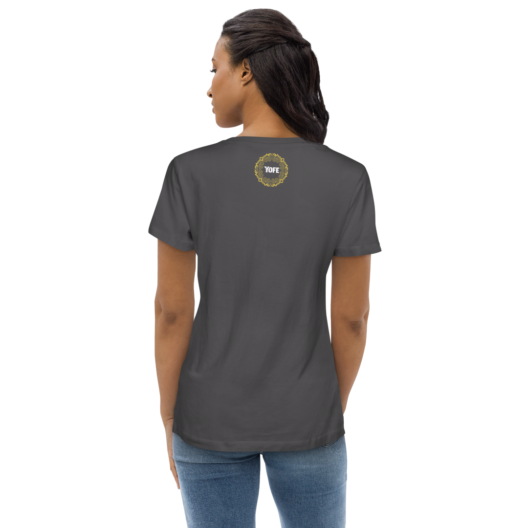 T-shirt moulant écologique femme - la licorne perd son poil mais pas son vice-YOFE YOGA