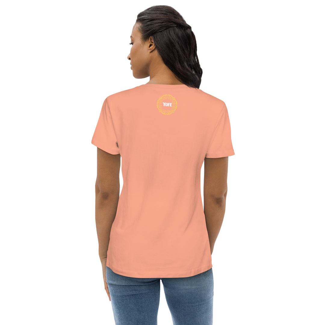 T-shirt moulant écologique femme - la licorne perd son poil mais pas son vice-YOFE YOGA