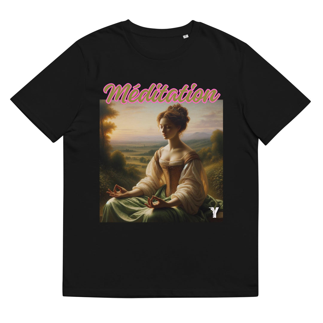 T-shirt yoga méditation d'époque