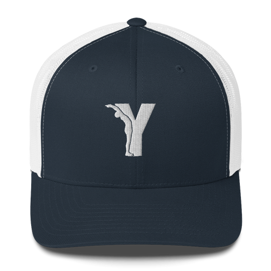 casquette - Y - yofe - bleu & blanc-YOFE YOGA
