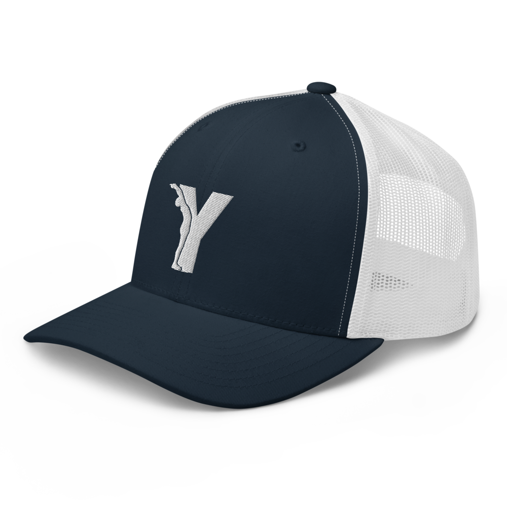 casquette - Y - yofe - bleu & blanc-YOFE YOGA