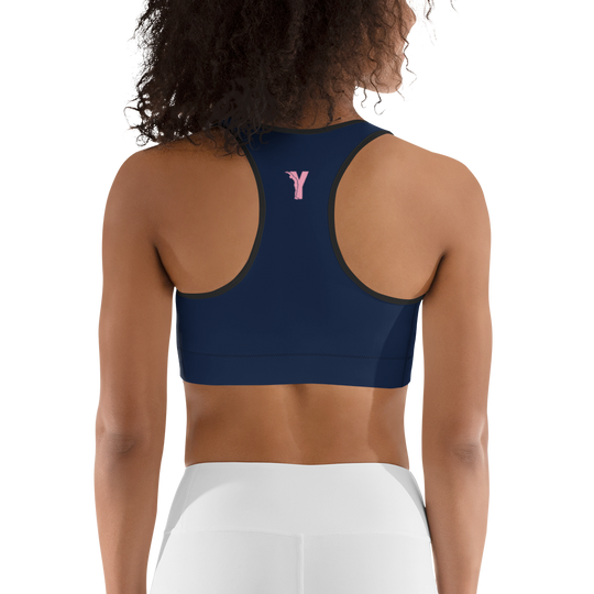 Brassière de yoga - dark bleu