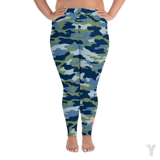 Legging de Yoga - camouflage 2020 - grande taille