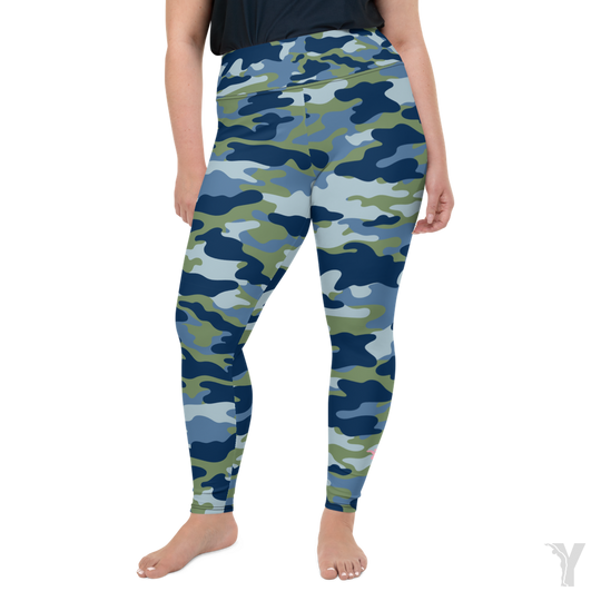 Legging de Yoga - camouflage 2020 - grande taille