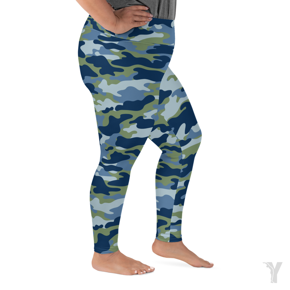 Legging de Yoga - camouflage 2020 - grande taille