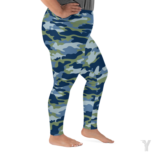 Legging de Yoga - camouflage 2020 - grande taille