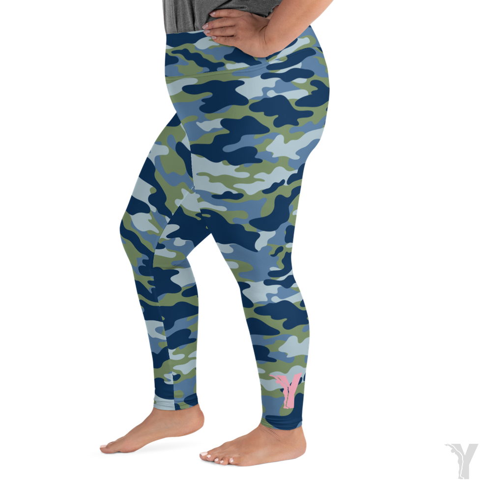 Legging de Yoga - camouflage 2020 - grande taille