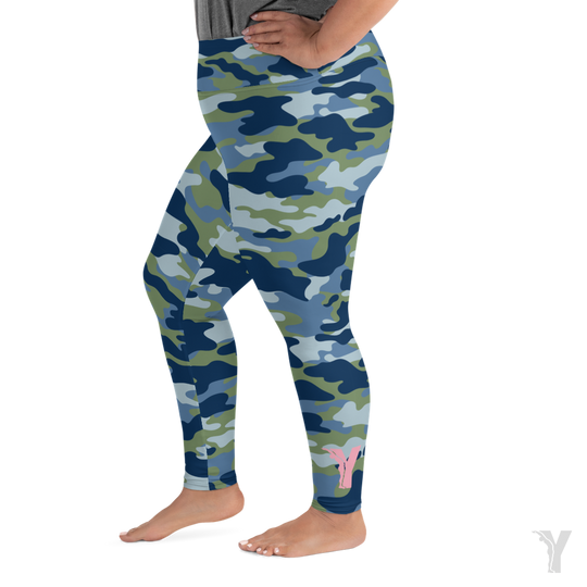 Legging de Yoga - camouflage 2020 - grande taille