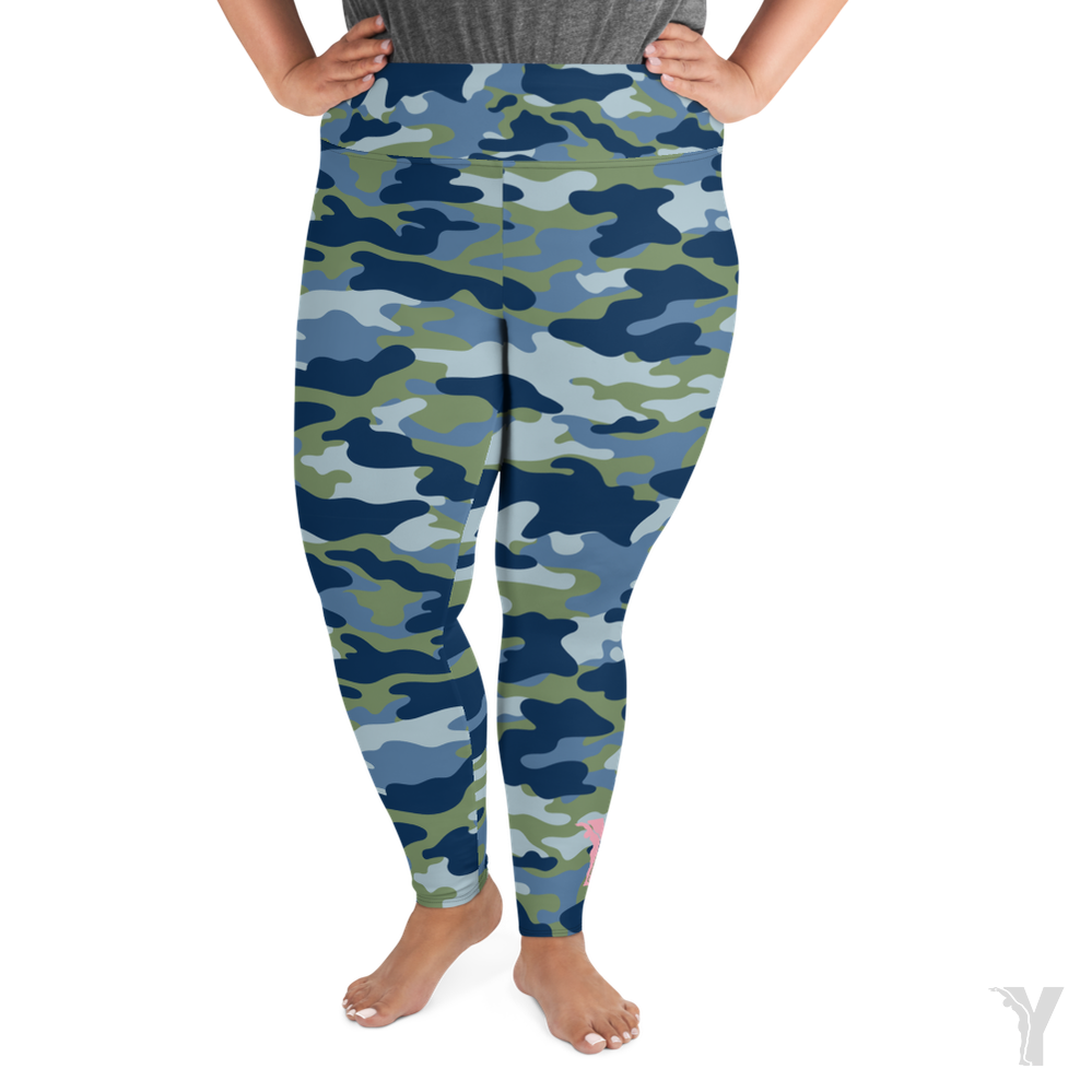 Legging de Yoga - camouflage 2020 - grande taille