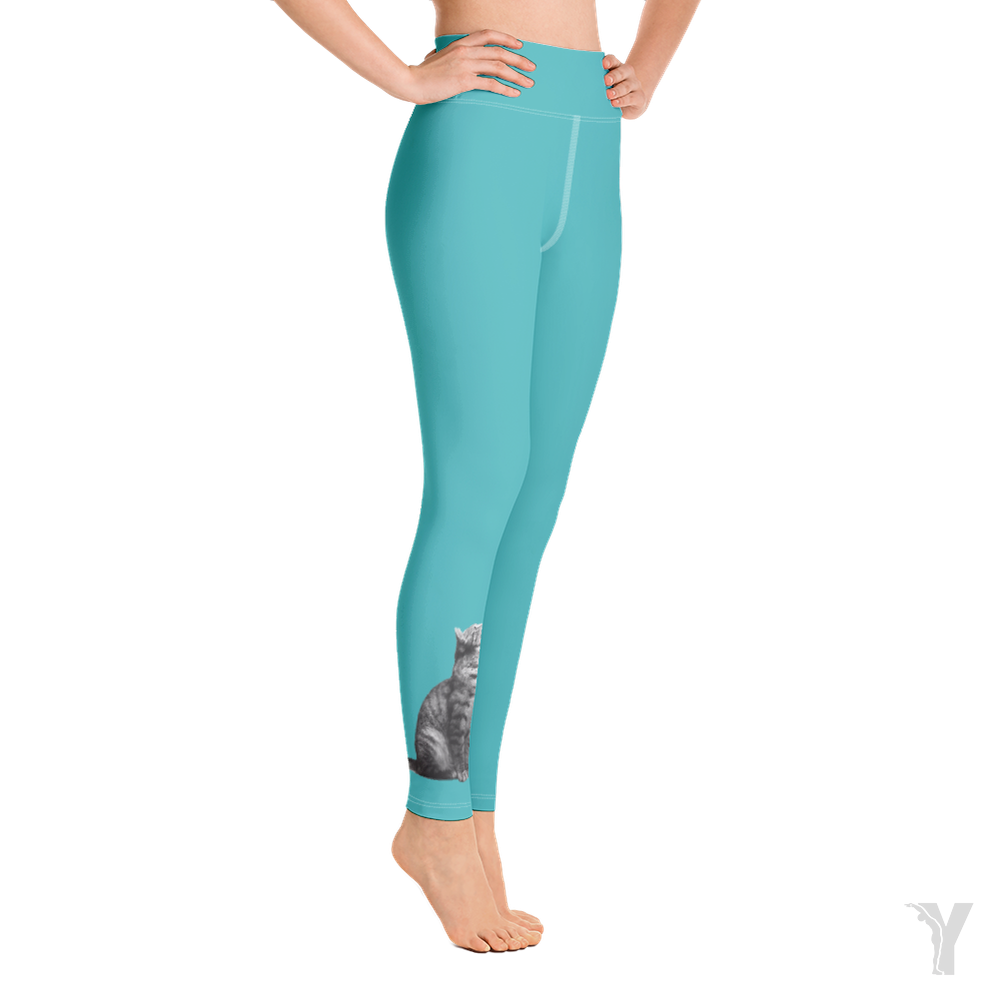 Legging de Yoga - Chat tête en haut-YOFE YOGA