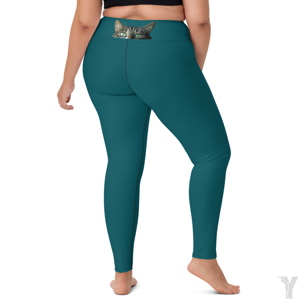 Legging de Yoga - le chat surveille-YOFE YOGA