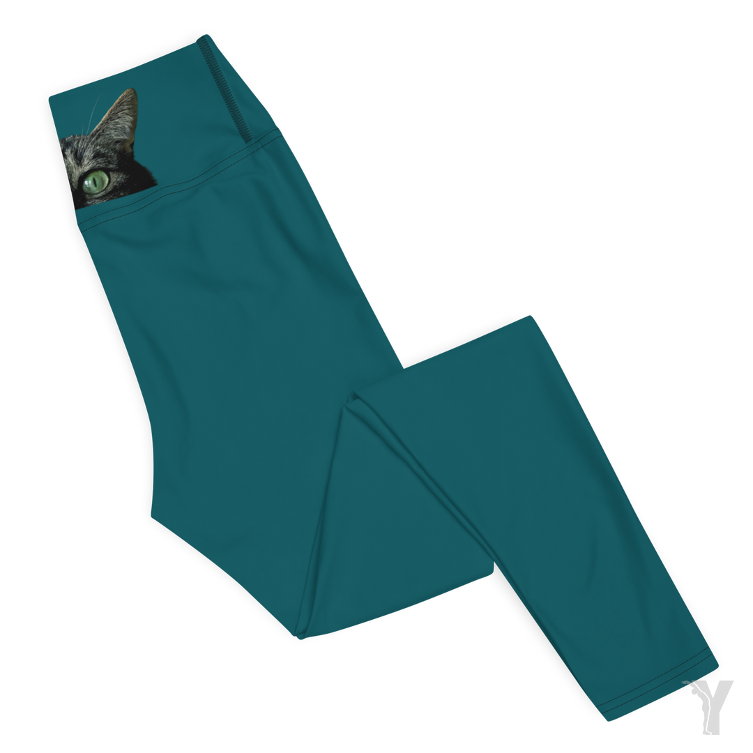Legging de Yoga - le chat surveille-YOFE YOGA