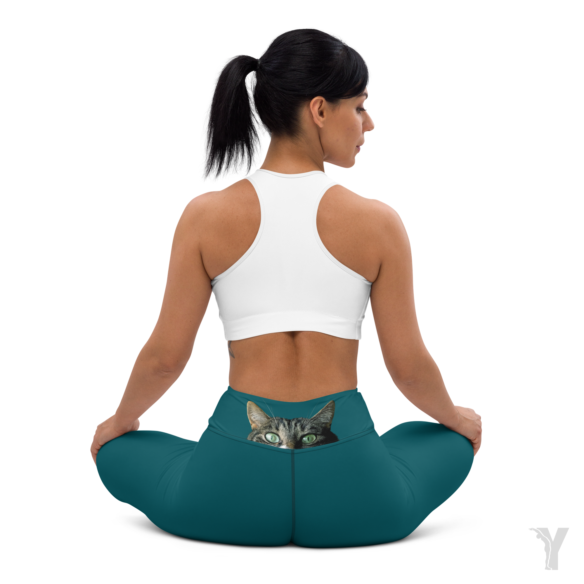 Legging de Yoga - le chat surveille-YOFE YOGA
