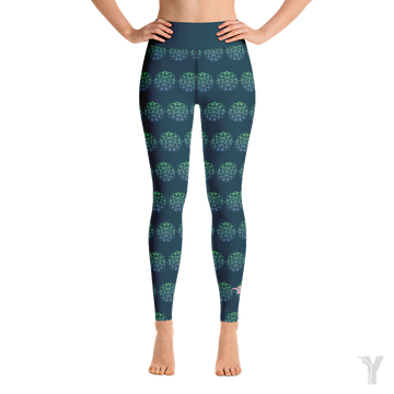 Yoga leggings - multi mandala