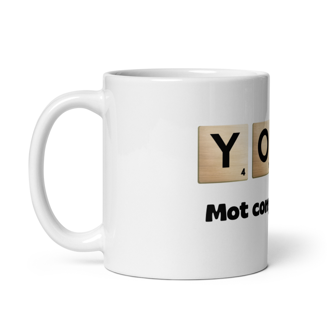 Mug Yoga mot compte triple