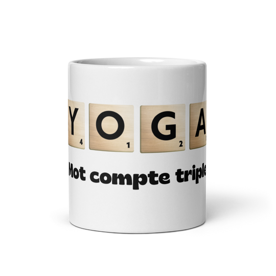 Mug Yoga mot compte triple
