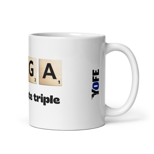 Mug Yoga mot compte triple