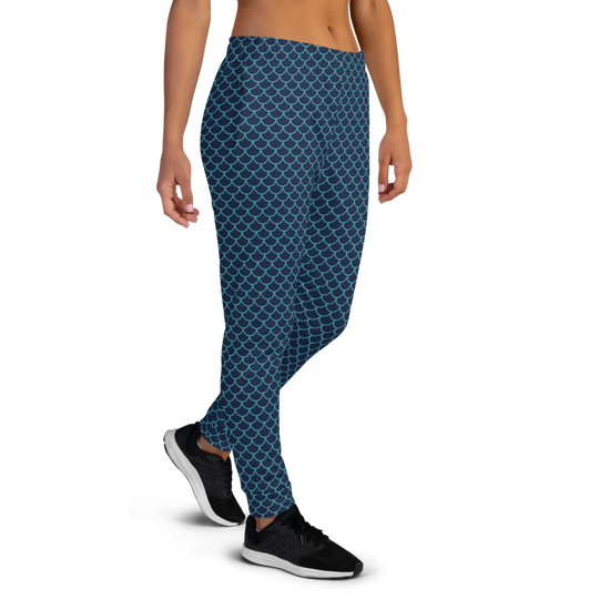 Pantalon yoga - femme - Motif écaille profil