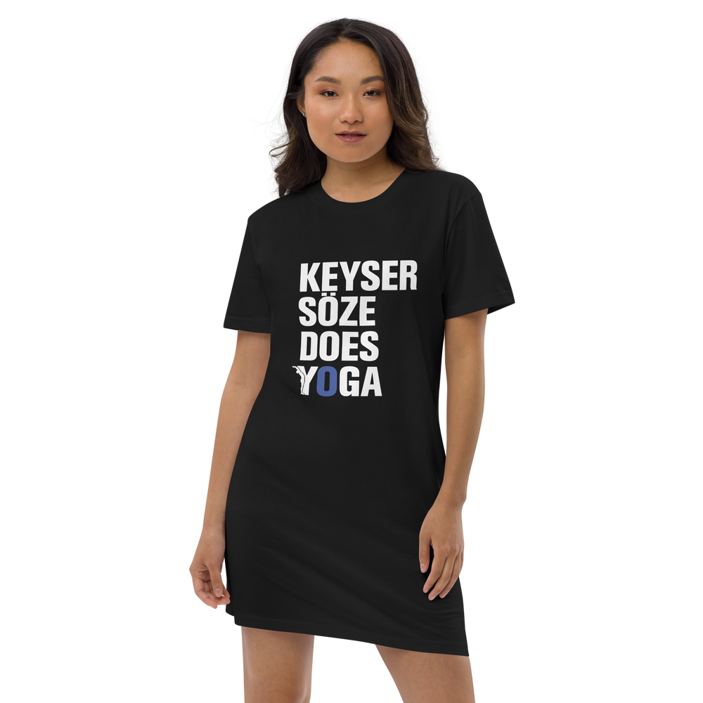 Robe t-shirt en coton bio - keyser soze does yoga-YOFE YOGA