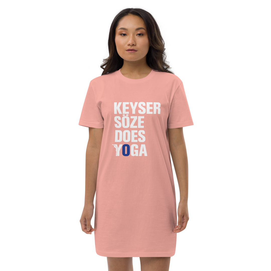Robe t-shirt en coton bio - keyser soze does yoga-YOFE YOGA