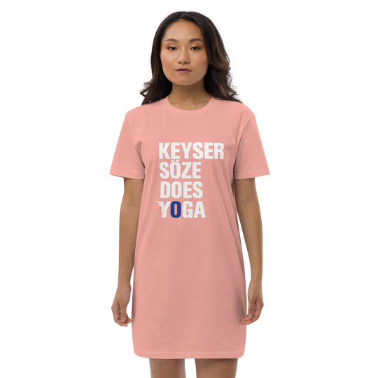 Robe t-shirt en coton bio - keyser soze does yoga-YOFE YOGA