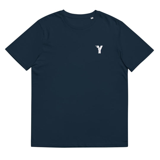 T-shirt Bio- coupe droite - logo Y Blanc-YOFE YOGA