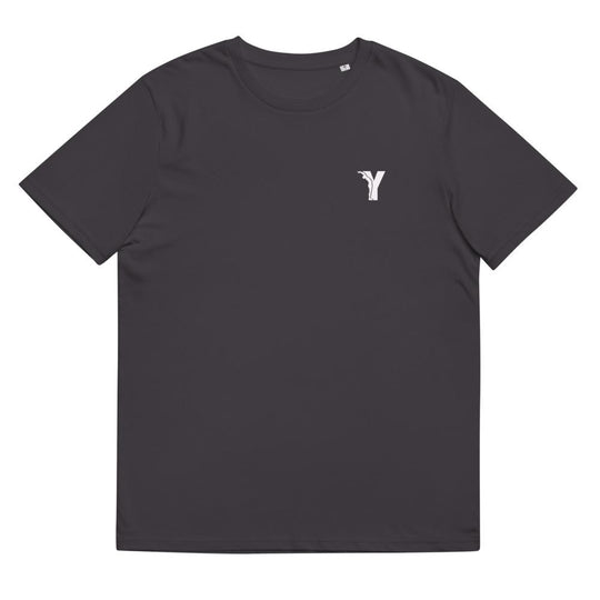 T-shirt Bio- coupe droite - logo Y Blanc-YOFE YOGA