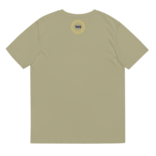 T-shirt homme Keyser Soze does yoga - blanc et sable-YOFE YOGA