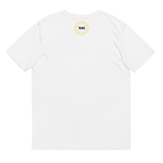T-shirt homme Keyser Soze does yoga - blanc et sable-YOFE YOGA