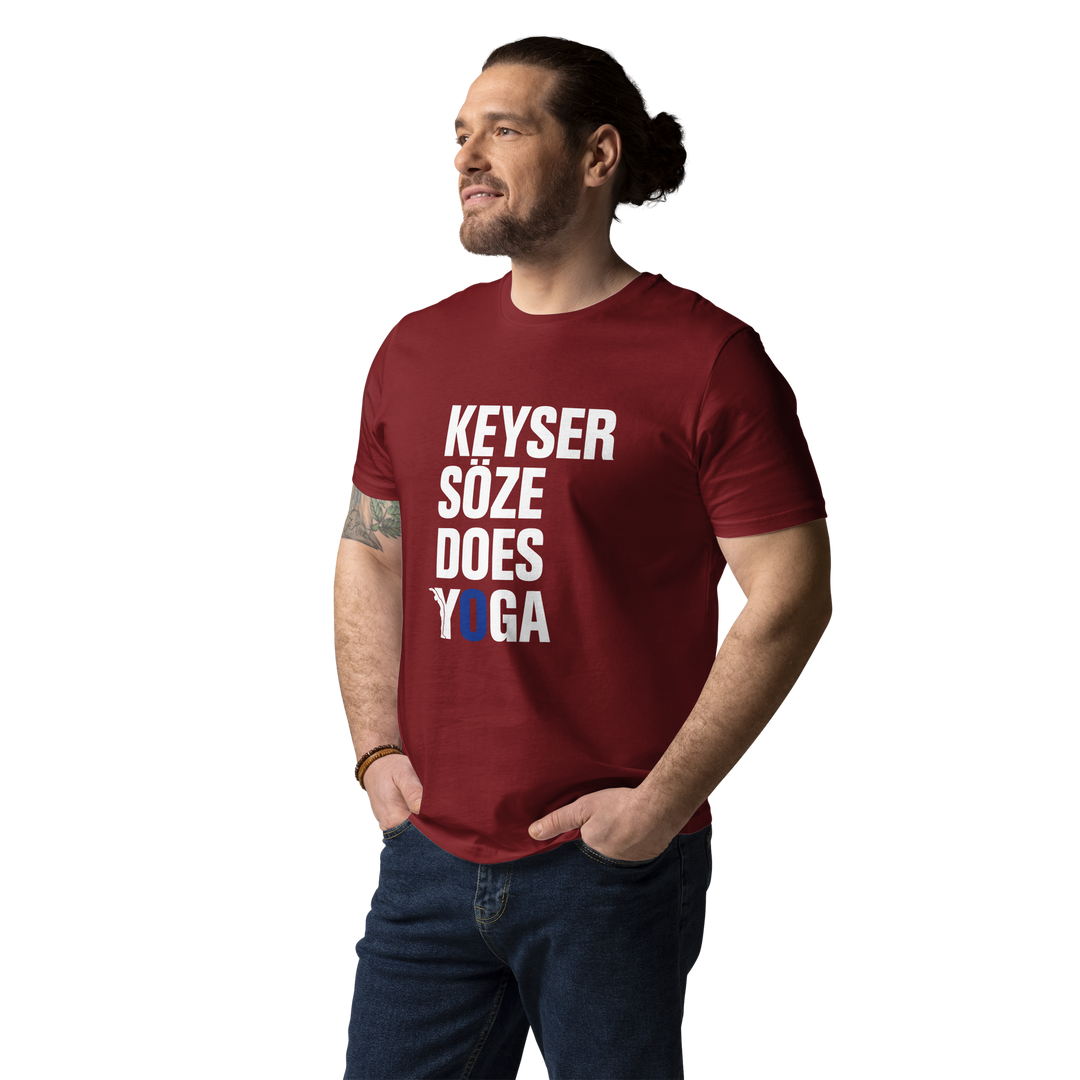 T-shirt homme - Keyser söze does yoga - eco responsable-YOFE YOGA