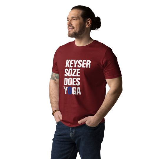 T-shirt homme - Keyser söze does yoga - eco responsable-YOFE YOGA